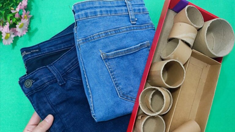 Diese geniale Idee aus alten Jeans verwandelt deinen Raum in ein echtes Highlight…