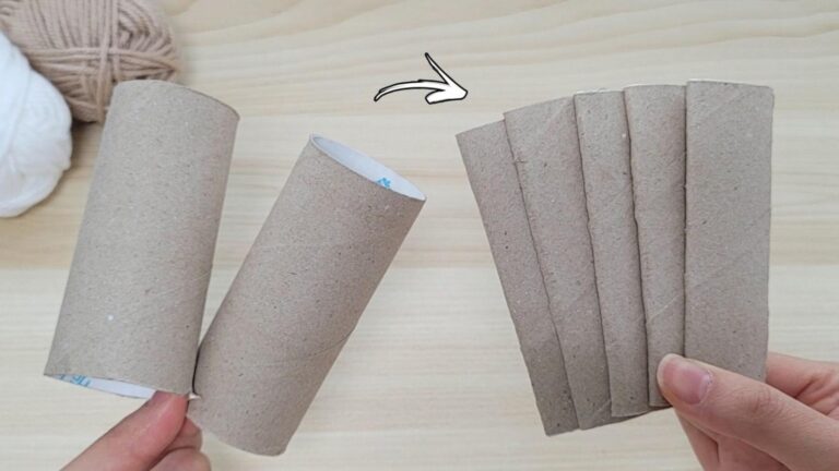 Diese einfache Idee verwandelt alte Klopapierrollen in stilvolle Aufbewahrungskörbe …