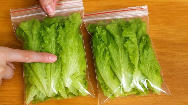 Dieser einfache Trick hält deinen Salat Wochen frisch und knackig … entdecke das