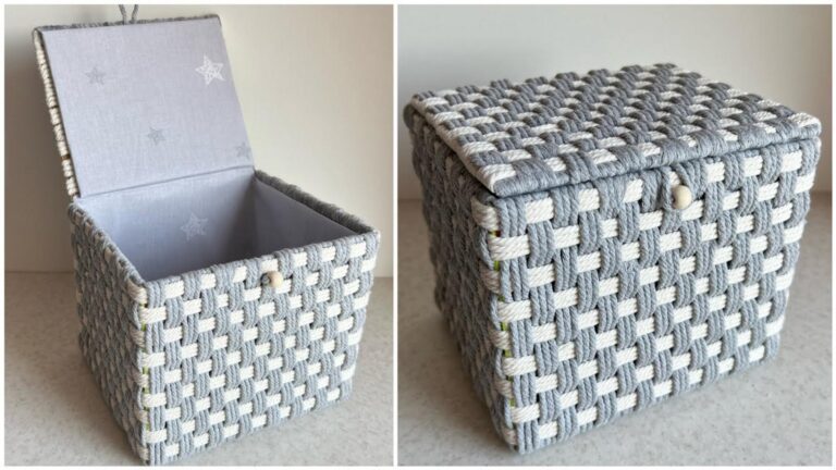 Dieser geniale Trick verwandelt eine einfache Box in ein stylisches Wohnaccessoire…