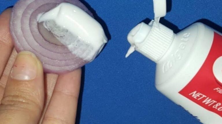 Zwiebel und Zahnpasta: Genialer Trick gegen Alltagsprobleme