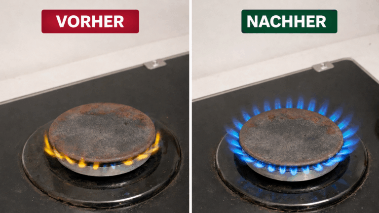 Schwache Flamme am Gasherd? So reinigen Sie den Brenner sicher und gründlich
